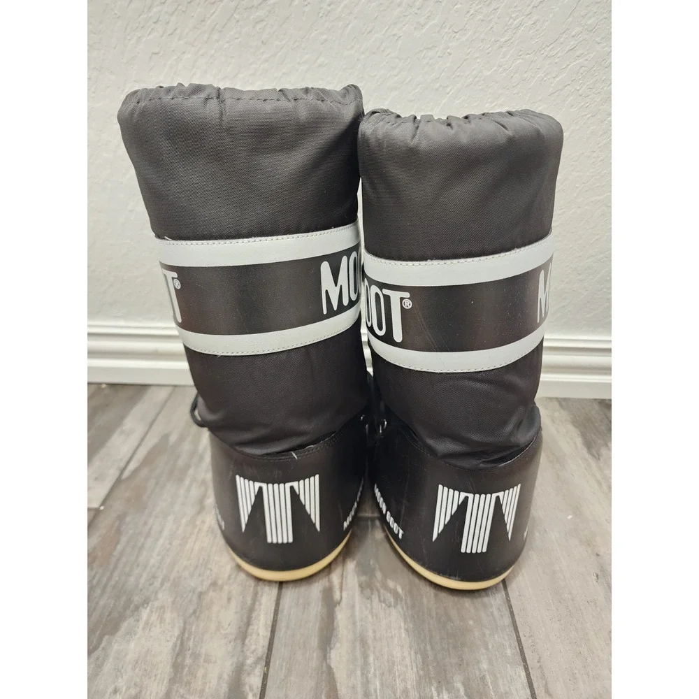 Moon Boot Icon Toddler/Kids Black Snow Boots Size 10C Waterproof Winter